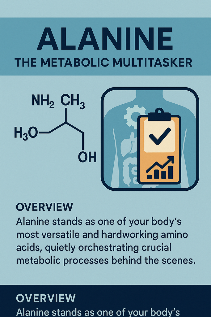 Alanine: The Metabolic Multitasker Overview