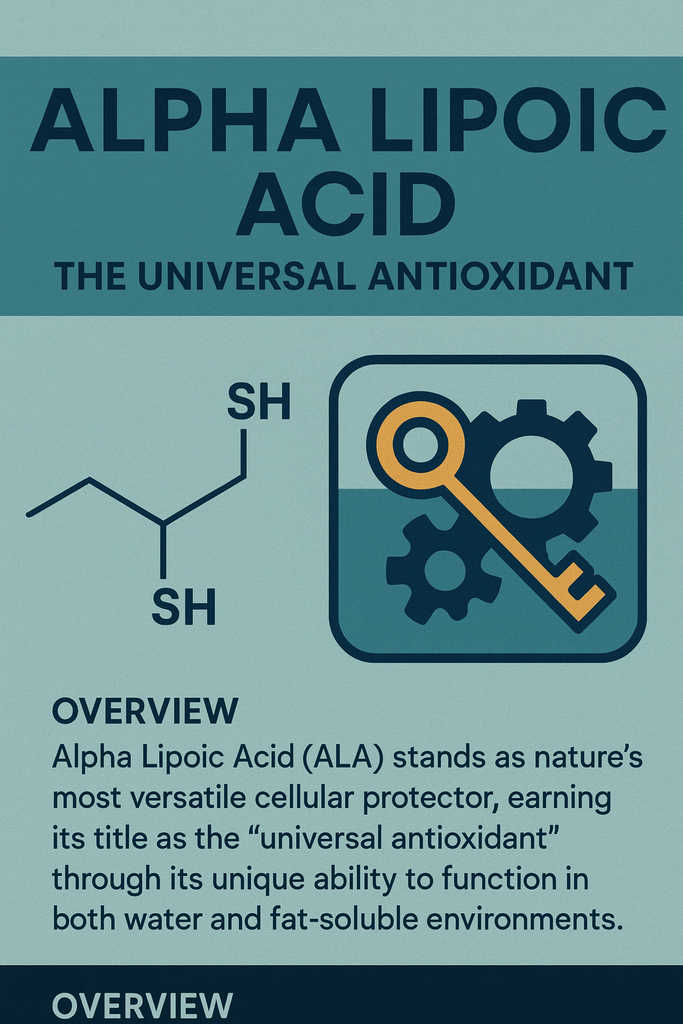 Alpha Lipoic Acid: The Universal Antioxidant