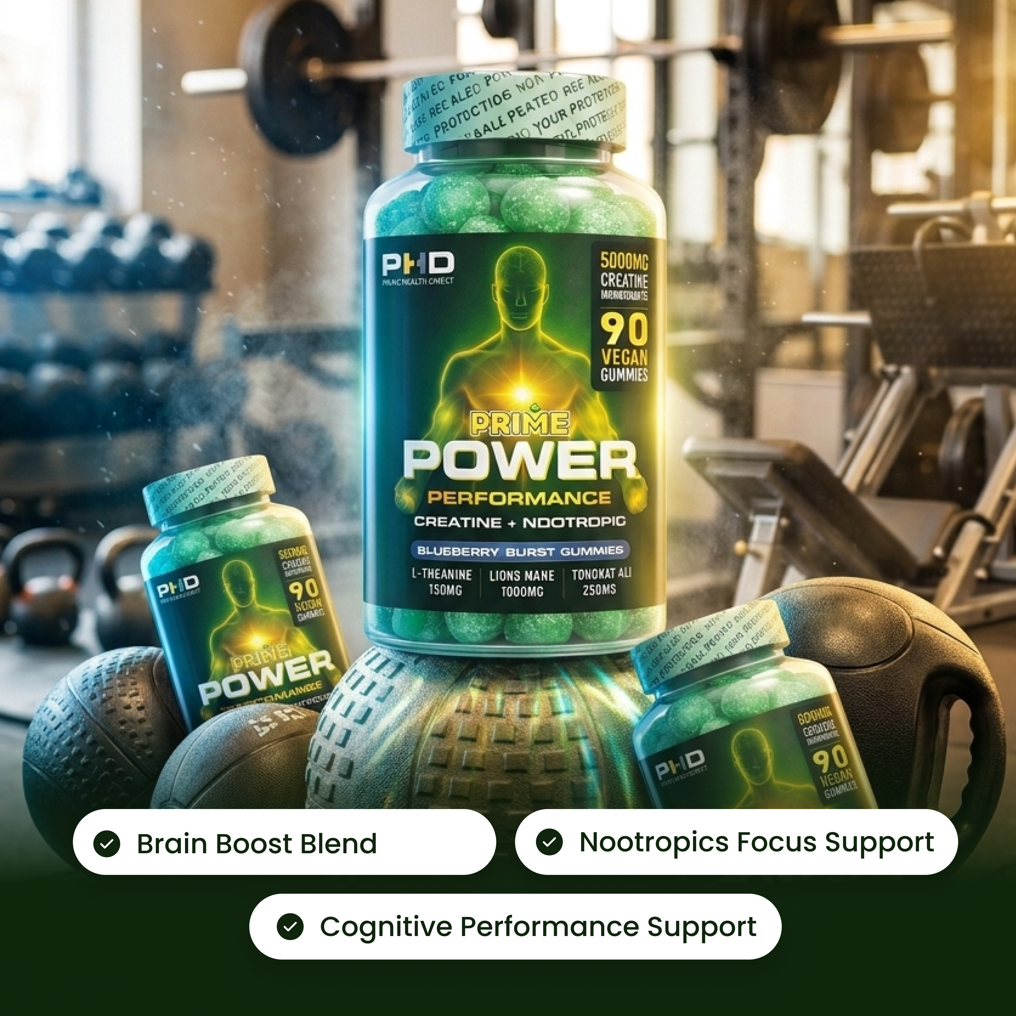 Prime Power - Creatine Gummies with Nootropics