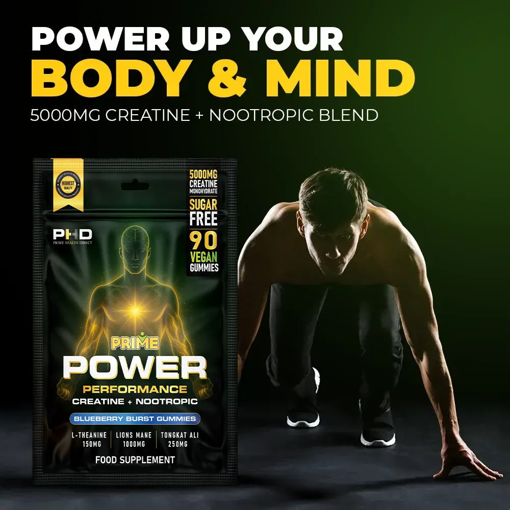 Prime Power Creatine Gummies – Performance, Energy & Nootropic