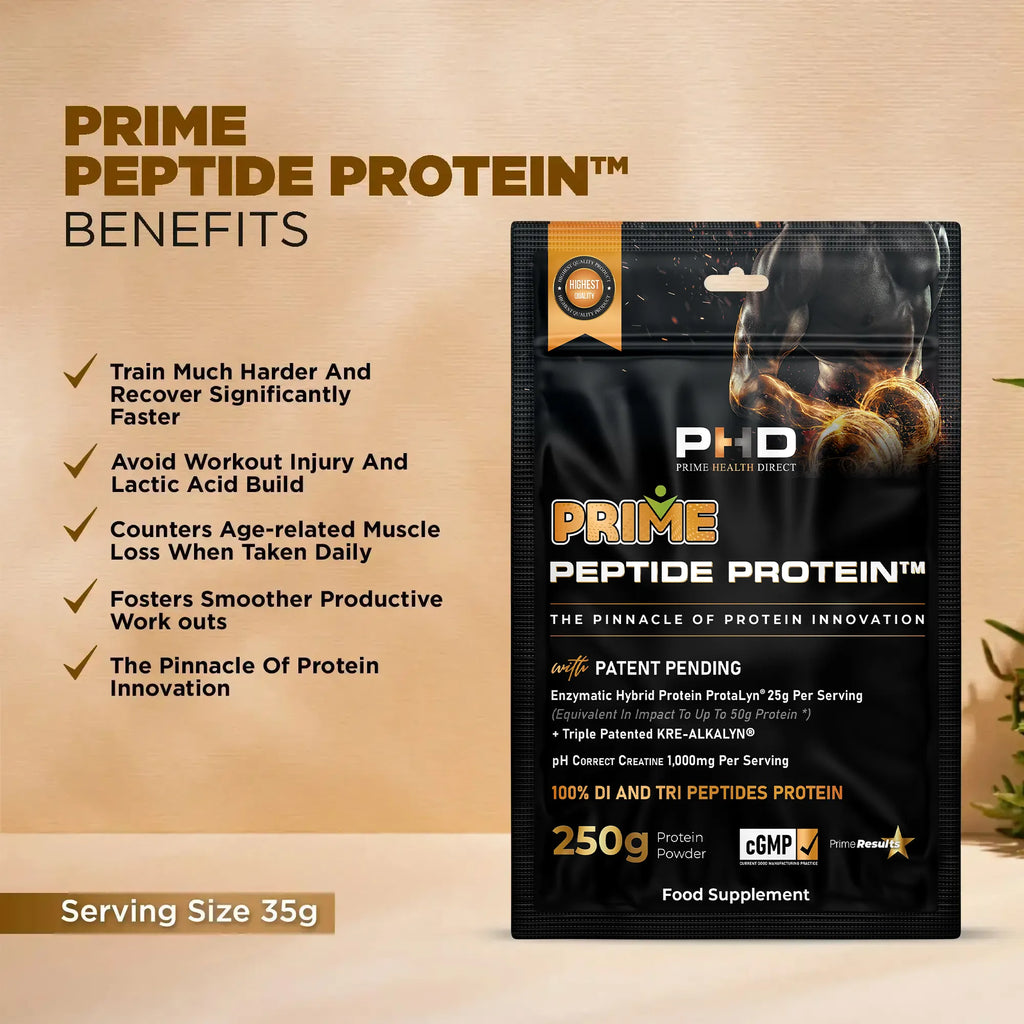 Prime Peptide Protein™ powder - pH correct Creatine – Prime Health Direct