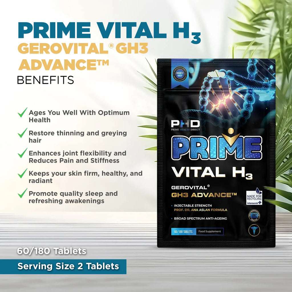 Prime Vital H3™ Gerovital® H3 GH3 advance™