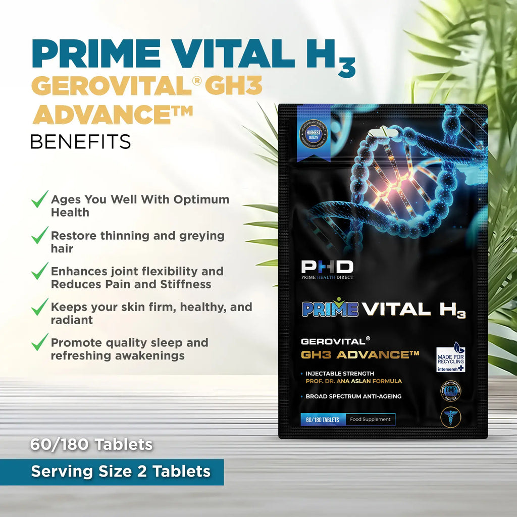 Prime Vital H3™ Gerovital® H3 GH3 advance™